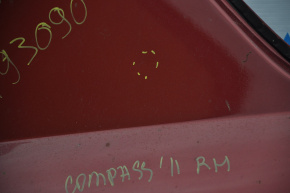 Quarter wing rear right Jeep Compass 11-16 red, dents