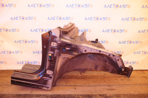 Front right quarter Kia Optima 11-16 blue, without upper pillar, butt