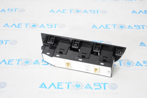 Front left window lift control Mazda CX-9 16-21 black, with overlay