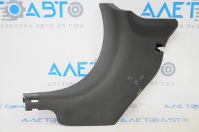 Front pillar trim lower left Nissan Versa 12-16 usa black