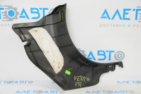 Front pillar trim lower left Nissan Versa 12-16 usa black