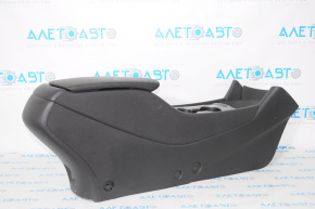 Chevrolet Malibu 16-21 center console, armrest, and cup holders, black leather