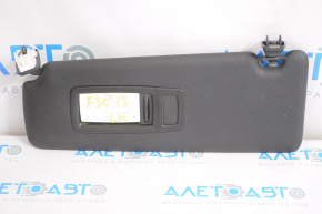 Left visor BMW 3 F30 4d 12-14 black