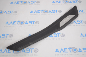 Door sill trim rear right outer BMW 3 F30 12-18 black with chrome, broken fastening