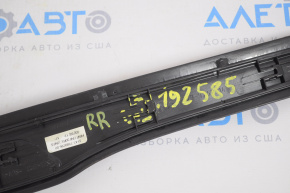 Door sill trim rear right outer BMW 3 F30 12-18 black with chrome, broken fastening