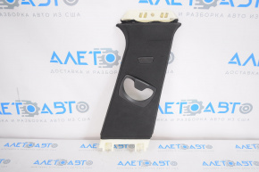 Center pillar trim upper belt right BMW 3 F30 12-18 black, scratches