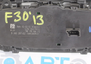 Light control BMW 3 F30 12-18 black, with overlay, under fog lights, auto