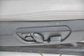 Passenger seat BMW 3 F30 12-18 with airbag, electric with memory, leather gray, Sport
