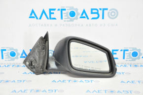 Right side mirror complete BMW 3 F30 4d 12-12 usa 5 pins, matt mount, turn signal, black
