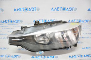 Headlight front left bare BMW 3 F30 12-15 halogen with mount
