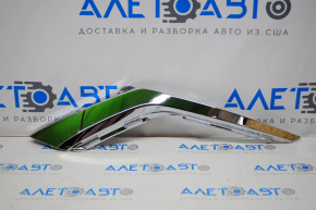 Front bumper molding chrome lower right Mitsubishi Outlander 16-22 rest