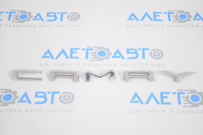 Emblem inscription CAMRY trunk lid Toyota Camry v70 18-24