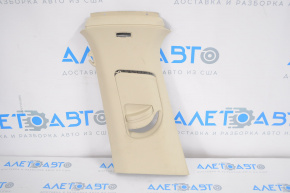 Left center pillar trim, upper belt, VW Jetta 11-18 USA, beige, without plug