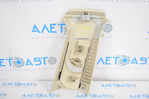 Left center pillar trim, upper belt, VW Jetta 11-18 USA, beige, without plug