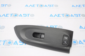 Front right window lift control Fiat 500X 16-22 black, auto, with black trim