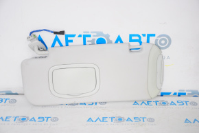 Left visor Fiat 500X 16-20 gray