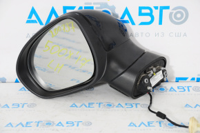 Left side mirror complete Fiat 500X 16-22 7 pins, turn signal, black