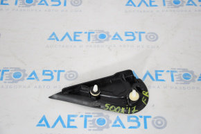 Wing molding corner right Fiat 500X 16-22 black