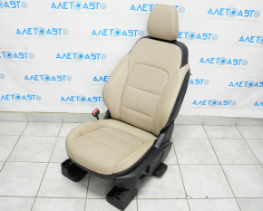 Driver's seat Ford Escape MK4 20-20 without airbag, electric, leather beige with black