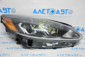 Headlight front right bare Ford Escape MK4 20-22 halogen, broken housing, glass defect, broken fastener
