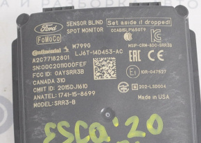 Blind Spot Sensor Left Ford Escape MK4 20-22