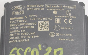 Blind Spot Sensor Right Ford Escape MK4 20-22