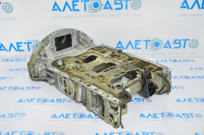 Oil pan Hyundai Sonata 15-19 2.4 G4KJ deformed by connecting rod