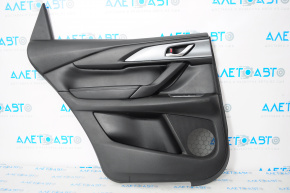Door trim card rear left Mazda CX-9 16-23 leather black