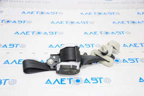 Mazda CX-9 16-18 black rear left seat belt with gray fastening