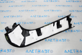 Left trunk door trim Mazda CX-9 16-17 black, broken latch