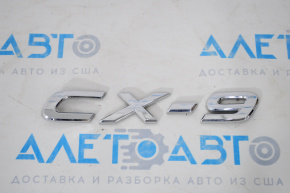 Emblem badge CX-9 tailgate Mazda CX-9 16-19