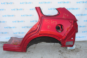 Quarter wing rear left Mazda CX-9 16-23 red, dents