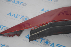 Upper grille trim Mazda CX-9 16-23 dented, tears, broken fasteners