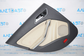 Door trim card rear left Mercedes CLA 14-19 leather beige, for dry cleaning