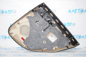 Door trim card rear left Mercedes CLA 14-19 leather beige, for dry cleaning