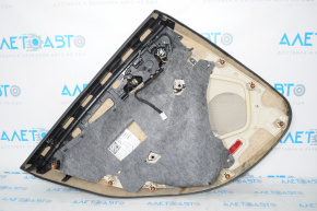 Door trim card rear right Mercedes CLA 14-19 beige leather, dry cleanable