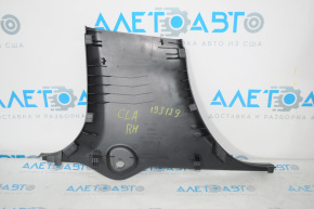 Center pillar trim lower right Mercedes CLA 14-19 black scratches