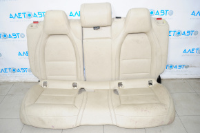 Rear row of seats 2 row Mercedes CLA 14-19 beige leather, with locks, dry-cleanable