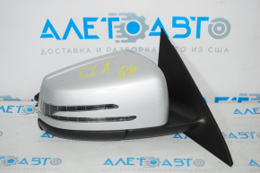 Right side mirror complete Mercedes CLA 14-19 11 pins 7+4, turn signal, heated, silver