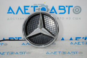 Emblem of radiator grille assembly Mercedes CLA 14-19 with illumination
