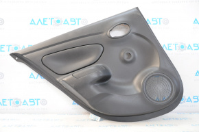 Door trim card rear left Nissan Versa 12-19 usa black under handle, scratches