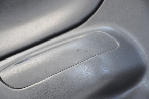 Door trim card rear left Nissan Versa 12-19 usa black under handle, scratches