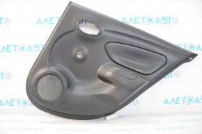 Door trim card rear right Nissan Versa 12-19 usa black under handle, scratches
