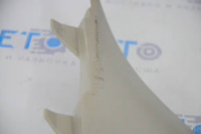 Front pillar trim upper right Nissan Versa 12-19 usa gray, worn