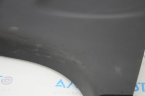 Center pillar trim lower left Nissan Versa 12-19 usa black, worn