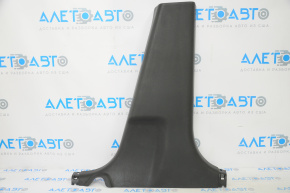 Center pillar trim lower right Nissan Versa 12-19 usa black, worn