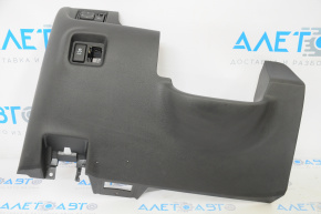 Driver's knee pad Nissan Versa 12-19 usa black, holes