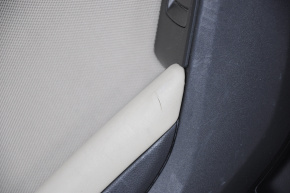 Door trim card rear left Subaru Impreza 5d 17-23 leather gray, scratches, cuts on leather