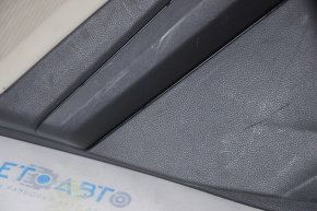 Door trim card rear left Subaru Impreza 5d 17-23 leather gray, scratches, cuts on leather