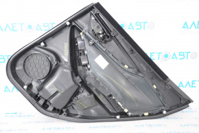 Door trim card rear left Subaru Impreza 5d 17-23 leather gray, scratches, cuts on leather